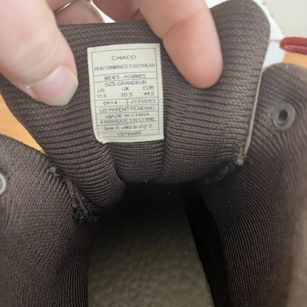 Chaco‎ Men's Roland Boots Coffee Bean Brown Size 11.5 Outdoor Hiking Leather